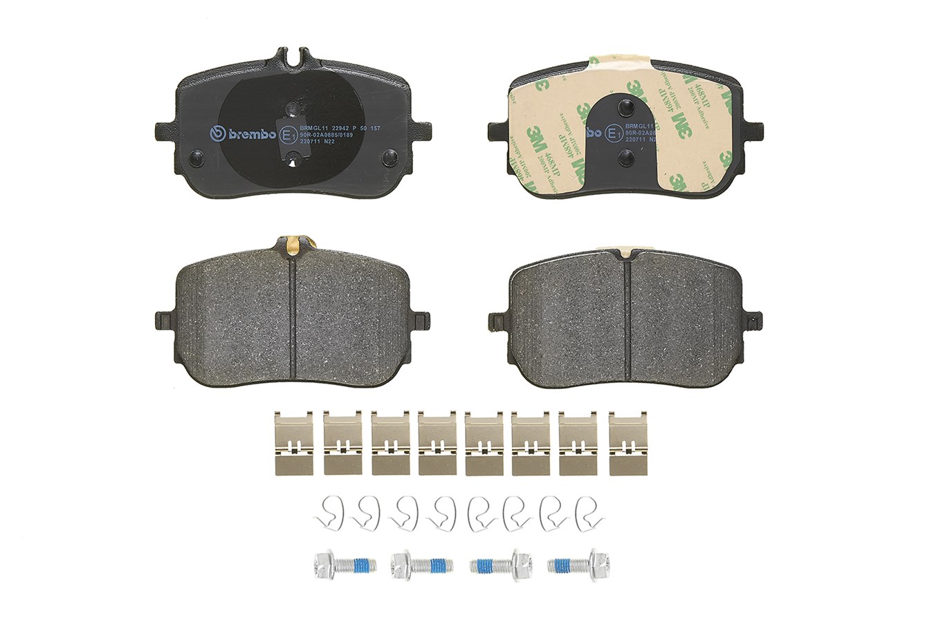 Kit pastiglie freno, Freno a disco - P 50 157 BREMBO