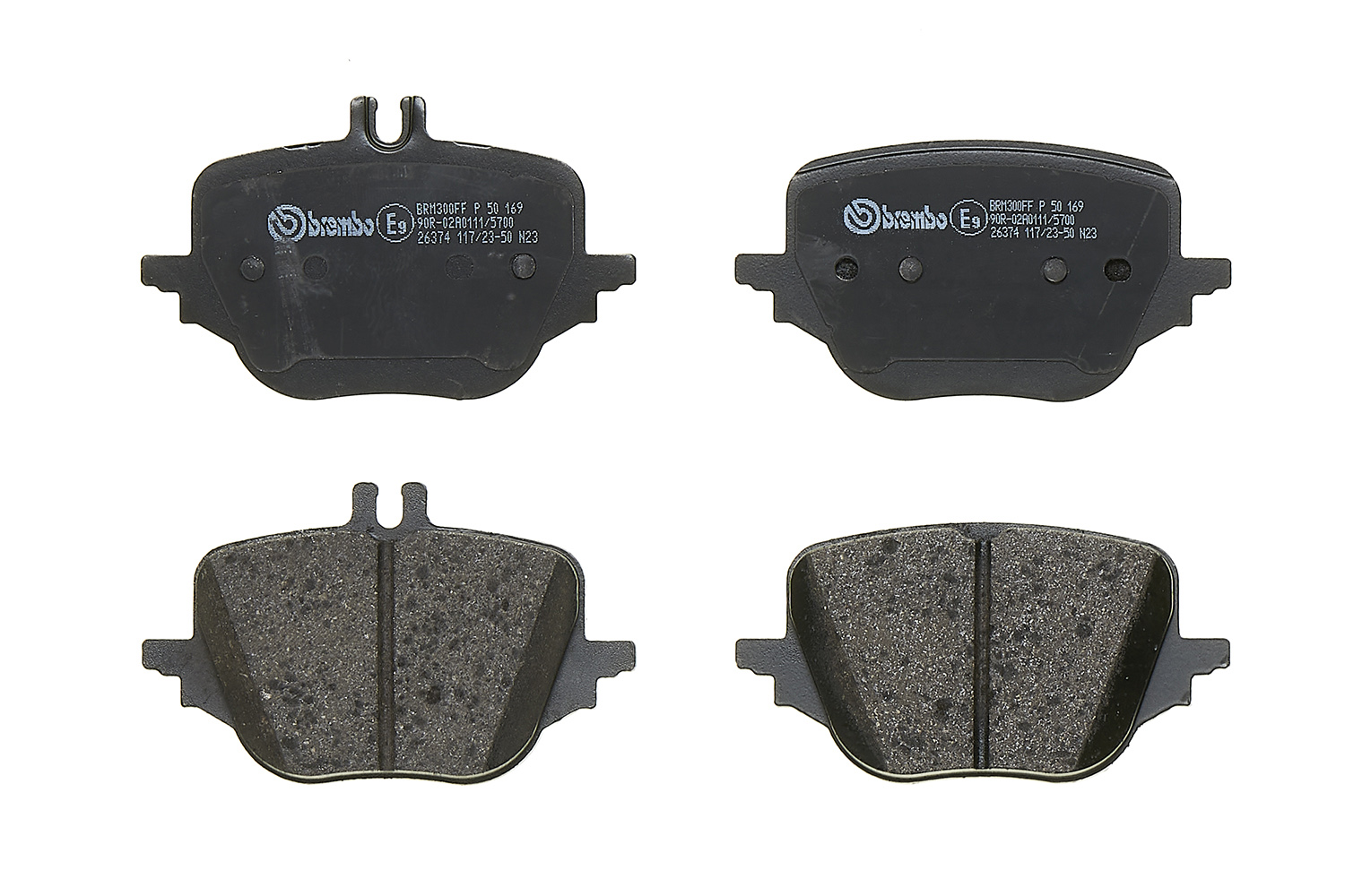 Kit pastiglie freno, Freno a disco - P 50 169 BREMBO