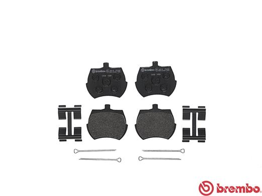 Brake Pad Set, disc brake - P 52 002 BREMBO