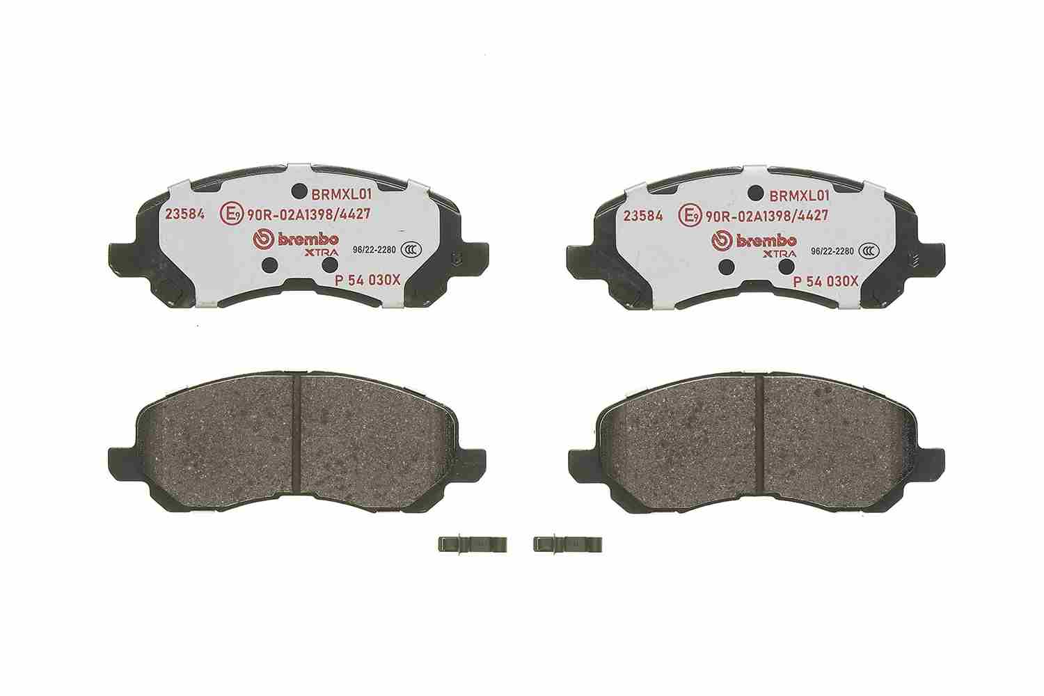Brake Pad Set, disc brake - P 54 030X BREMBO