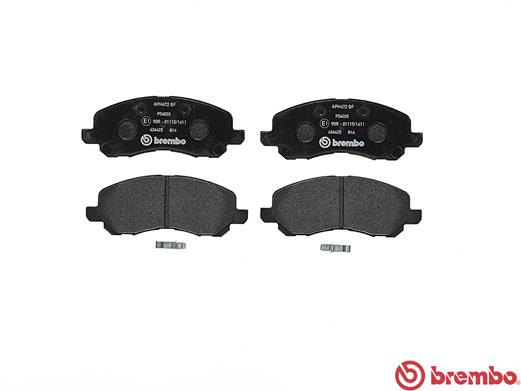 Brake Pad Set, disc brake - P 54 030 BREMBO