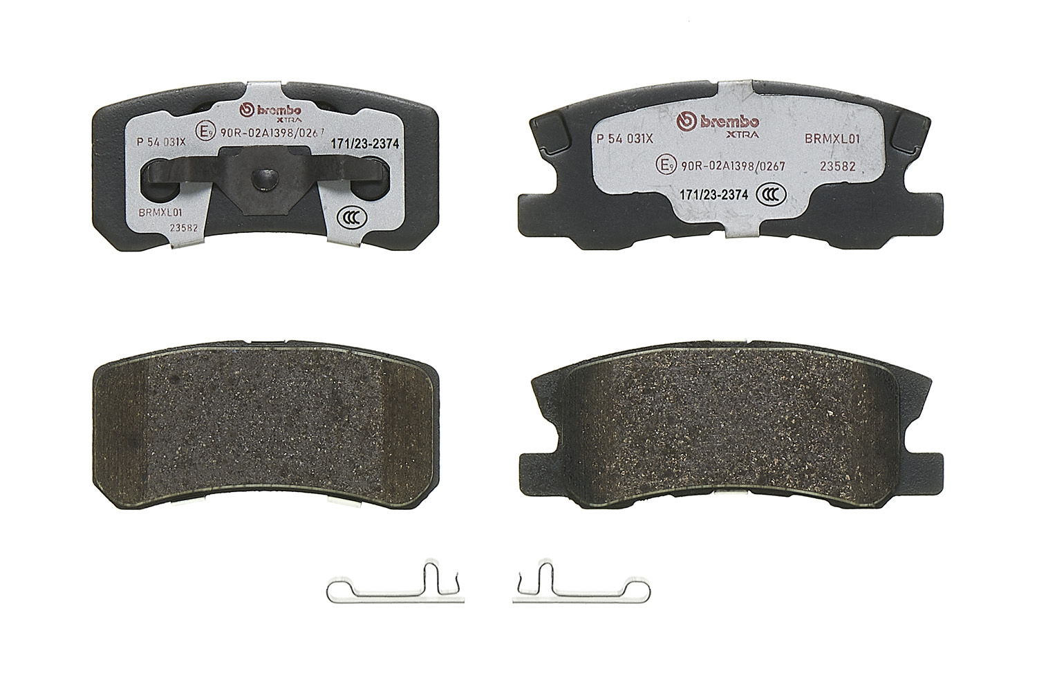 Kit pastiglie freno, Freno a disco - P 54 031X BREMBO