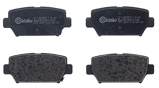 Brake Pad Set, disc brake - P 54 062 BREMBO