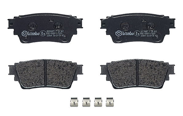 Brake Pad Set, disc brake - P 54 063 BREMBO