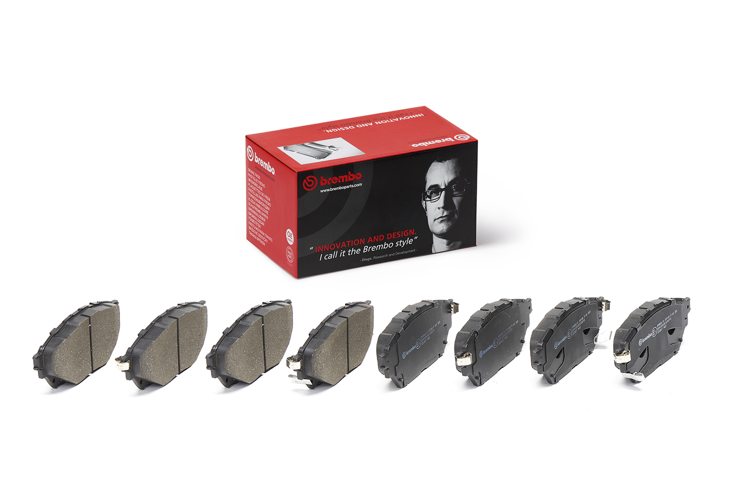 Brake Pad Set, disc brake - P 54 065 BREMBO