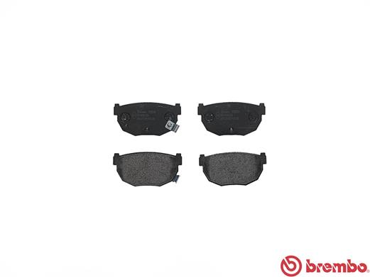 Brake Pad Set, disc brake - P 56 010 BREMBO