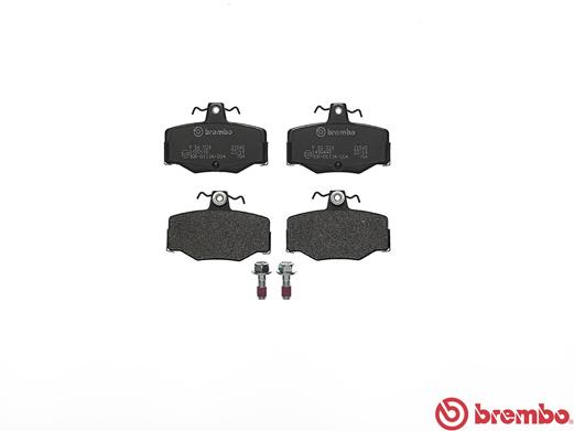 Brake Pad Set, disc brake - P 56 024 BREMBO