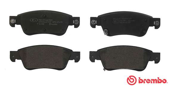 Brake Pad Set, disc brake - P 56 080 BREMBO