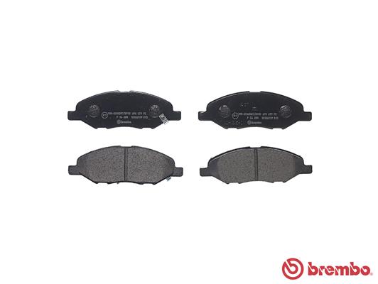 Brake Pad Set, disc brake - P 56 088 BREMBO