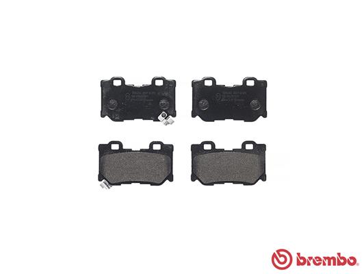 Brake Pad Set, disc brake - P 56 095 BREMBO