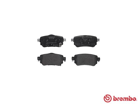 Brake Pad Set, disc brake - P 56 098 BREMBO