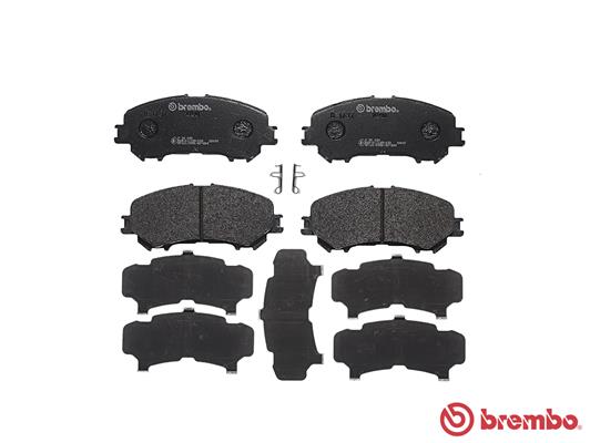 Brake Pad Set, disc brake - P 56 099 BREMBO