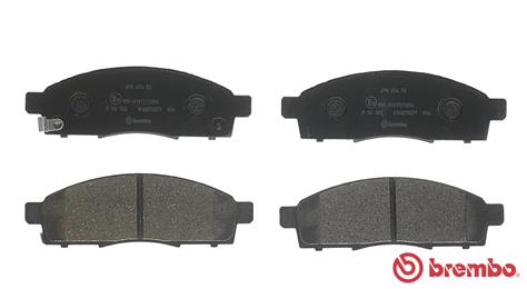 Brake Pad Set, disc brake - P 56 102 BREMBO
