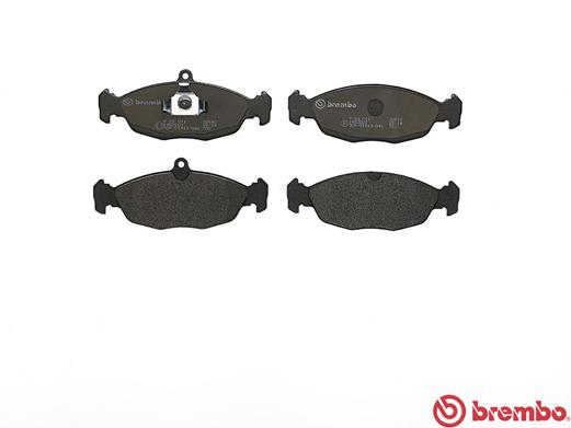 stabdžių trinkelių rinkinys, diskinis stabdys - P 59 011 BREMBO