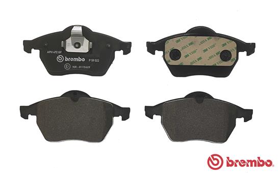 Kit pastiglie freno, Freno a disco - P 59 022 BREMBO