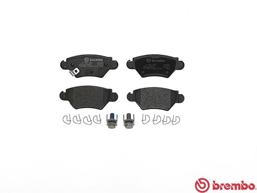 Brake Pad Set, disc brake - P 59 031 BREMBO