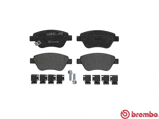 Brake Pad Set, disc brake - P 59 051 BREMBO