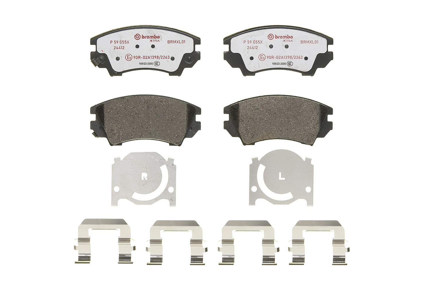 Brake Pad Set, disc brake - P 59 055X BREMBO
