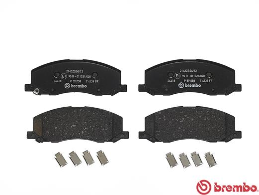 Brake Pad Set, disc brake - P 59 058 BREMBO