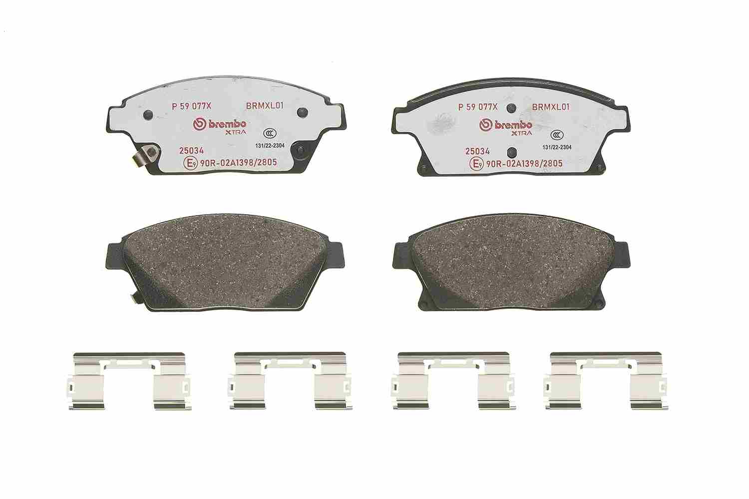 Brake Pad Set, disc brake - P 59 077X BREMBO