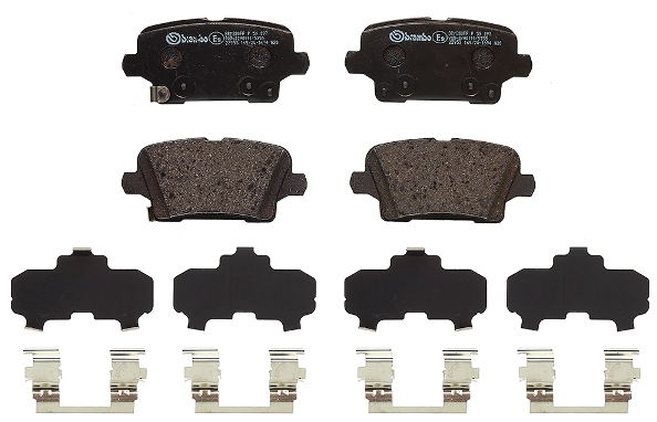 Brake Pad Set, disc brake - P 59 097 BREMBO