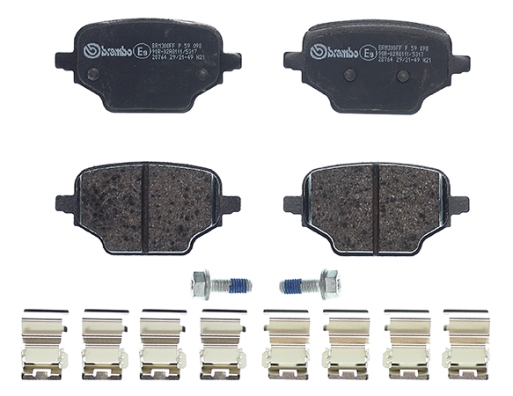 Brake Pad Set, disc brake - P 59 098 BREMBO
