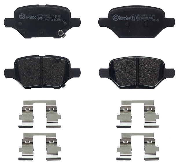 Brake Pad Set, disc brake - P 59 099 BREMBO
