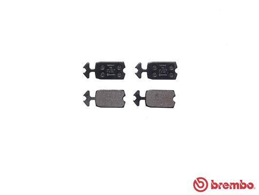 Brake Pad Set, disc brake - P 61 002 BREMBO