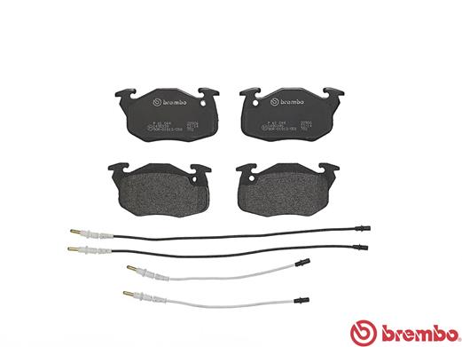 Brake Pad Set, disc brake - P 61 044 BREMBO