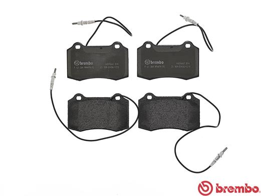 Brake Pad Set, disc brake - P 61 064 BREMBO