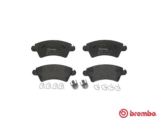 Brake Pad Set, disc brake - P 61 067 BREMBO