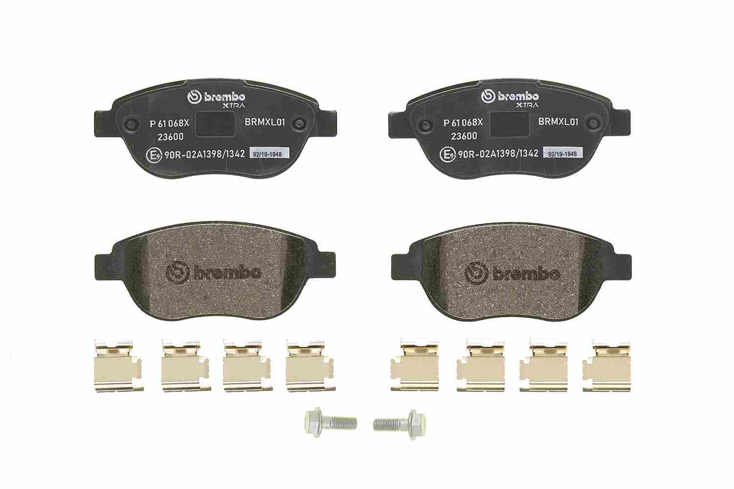 Kit pastiglie freno, Freno a disco - P 61 068X BREMBO