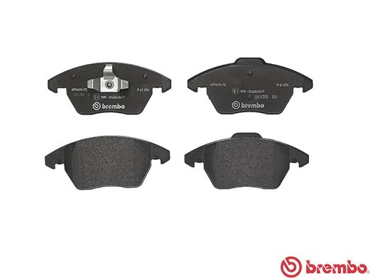 Brake Pad Set, disc brake - P 61 076 BREMBO