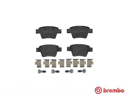 Комплект тормозных колодок, дисковый тормоз - P 61 080 BREMBO