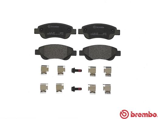 Brake Pad Set, disc brake - P 61 081 BREMBO