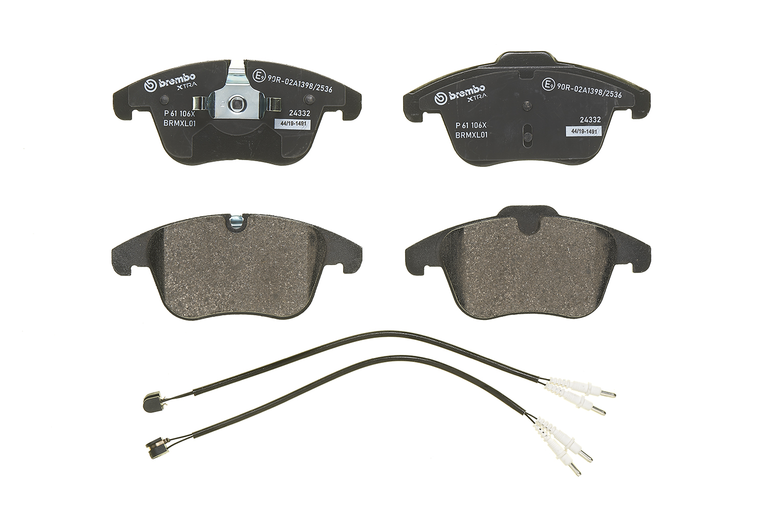 Kit pastiglie freno, Freno a disco - P 61 106X BREMBO