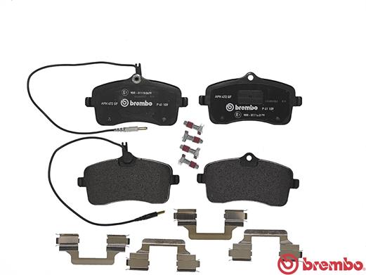 Brake Pad Set, disc brake - P 61 109 BREMBO