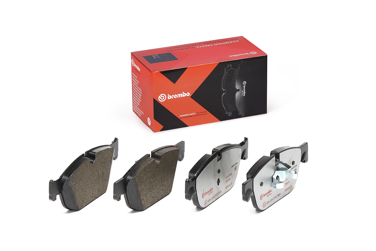 Brake Pad Set, disc brake - P 61 115X BREMBO