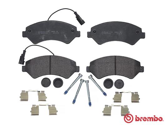 Brake Pad Set, disc brake - P 61 118 BREMBO