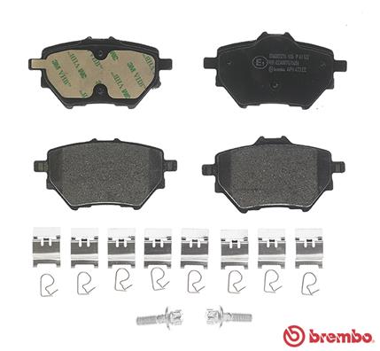 Brake Pad Set, disc brake - P 61 122 BREMBO