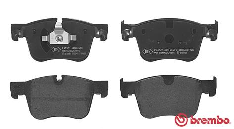 Brake Pad Set, disc brake - P 61 127 BREMBO