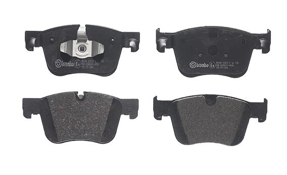 Brake Pad Set, disc brake - P 61 135 BREMBO