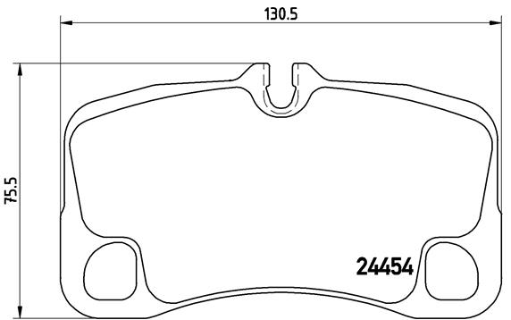 Kit pastiglie freno, Freno a disco - P 65 013 BREMBO