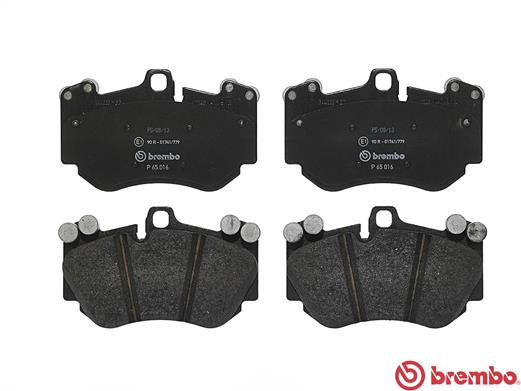 Brake Pad Set, disc brake - P 65 016 BREMBO