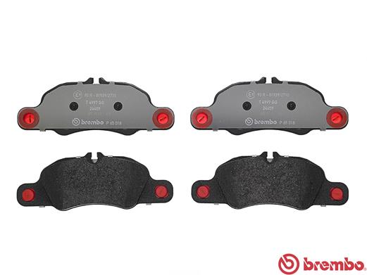 Brake Pad Set, disc brake - P 65 018 BREMBO
