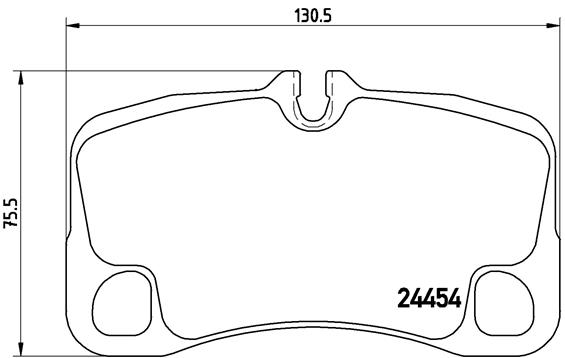 Kit pastiglie freno, Freno a disco - P 65 022 BREMBO