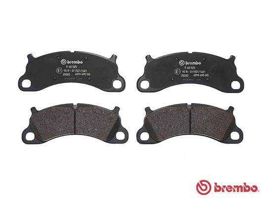 Brake Pad Set, disc brake - P 65 025 BREMBO