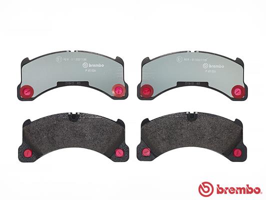 Brake Pad Set, disc brake - P 65 026 BREMBO