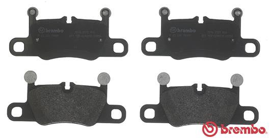 Brake Pad Set, disc brake - P 65 031 BREMBO