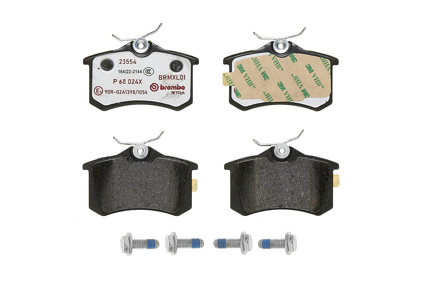 Комплект тормозных колодок, дисковый тормоз - P 68 024X BREMBO
